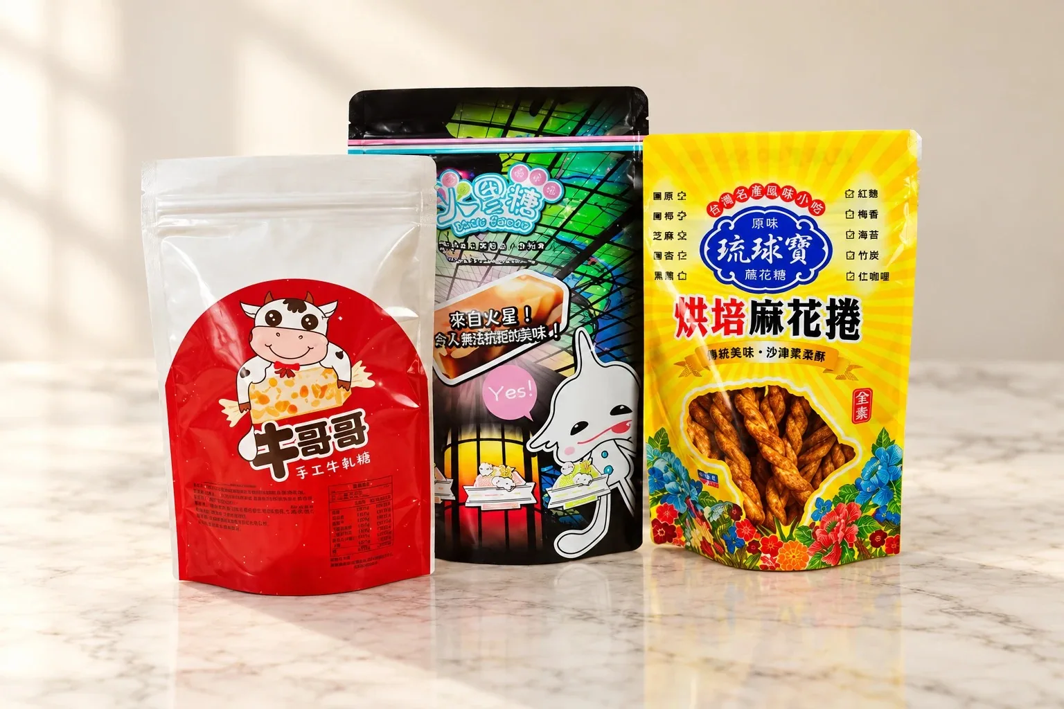 Stand-Up Zipper Bags